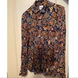 Zara Men’s Paisley Button Down